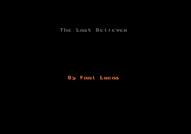 Last Believer, The box art