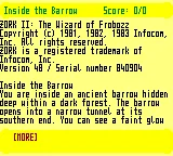 Zork 2 - The Wizard Of Frobozz box art