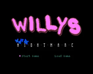 Willy's Weirdy Nightmare box art