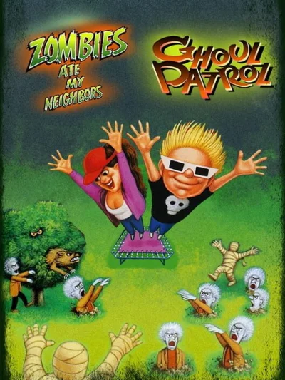 Zombies Ate My Neighbors and Ghoul Patrol box art