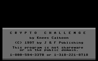 Crypto Challenge box art
