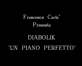 Diabolik 08 - Un Piano Perfetto box art