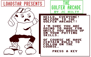 The Golfer Arcade box art