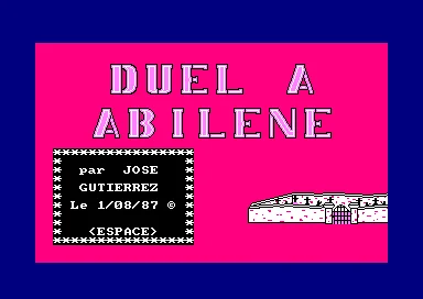 Duel à Abilene box art