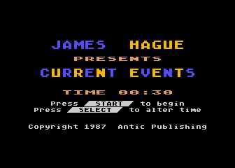 Current Events box art