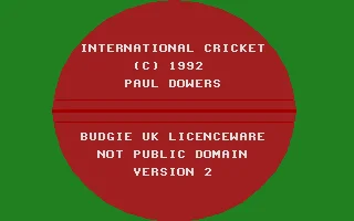 International Cricket 2 box art