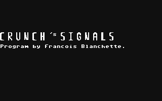 Crunch's Signals box art