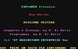 Roy Norton : Missione Mistero box art