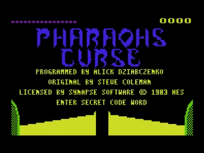 Pharaoh's Curse box art