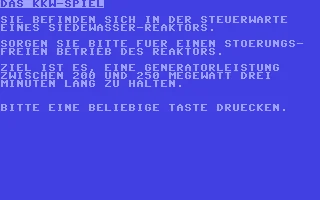 Kkw-spiel, Das box art