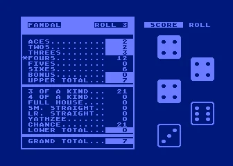 Yahtzee box art