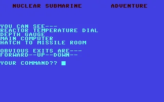 Nuclear Submarine Adventure box art