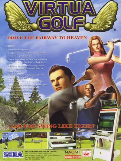 Dynamic Golf ~ Virtua Golf box art