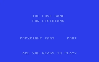 The Lesbian Love Game box art