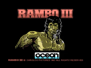 Rambo 3 Intro box art