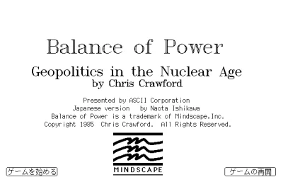 Balance Of Power box art