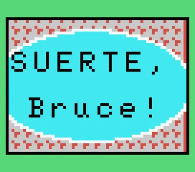 Suerte, Bruce! box art