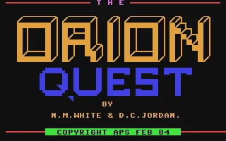 The Orion Quest box art