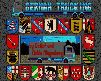 German Trucking box art