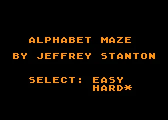 Alphabet Maze box art