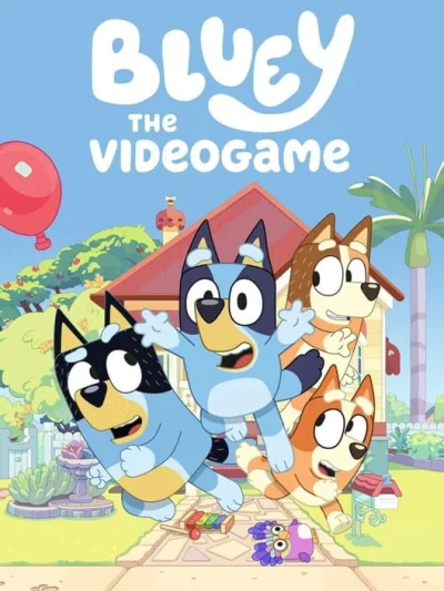 Bluey: The Videogame box art