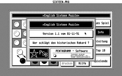 English Sixteen Puzzle box art