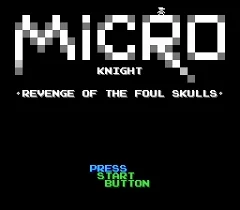 Micro Knight : Revenge Of The Four Skulls box art