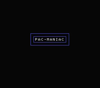 Pac-Maniac box art