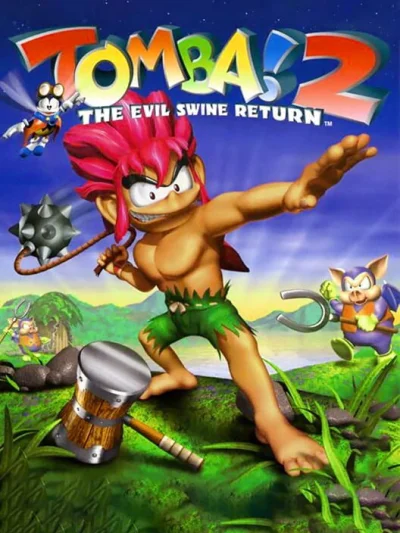 Tomba! 2 - The Evil Swine Return box art
