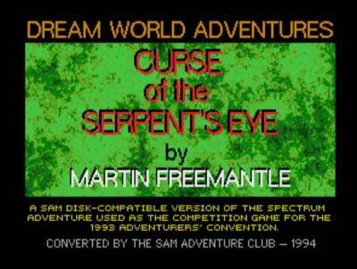 Curse Of The Serpent's Eye box art