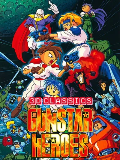 3D Gunstar Heroes box art