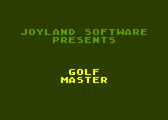 Golf Master box art