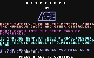 Niterider box art
