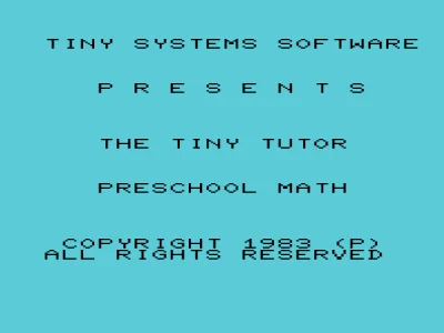 The Tiny Tutor box art