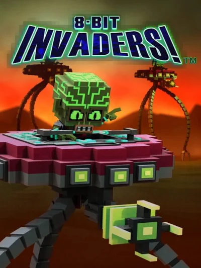 8-Bit Invaders! box art