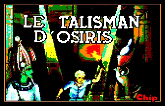 Talisman D'osiris, Le box art