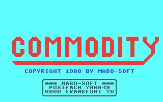 Commodity box art