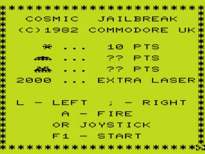 Cosmic Jailbreak box art