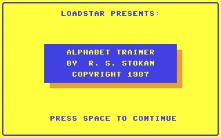 Alphabet Trainer box art
