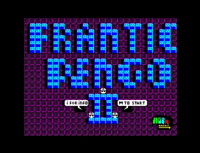 frantic pengo 128k box art