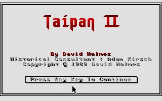 Taipan 2 box art