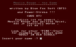 Moulin Rouge : The Game box art