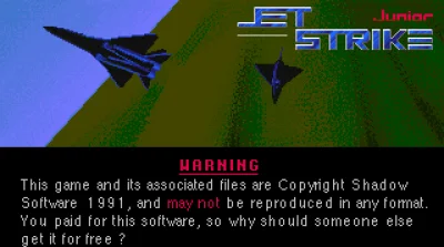Jetstrike Junior box art