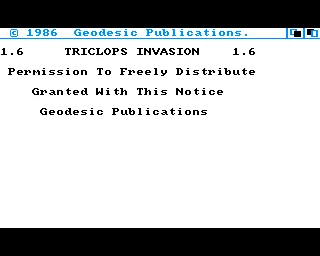 Triclops Invasion box art