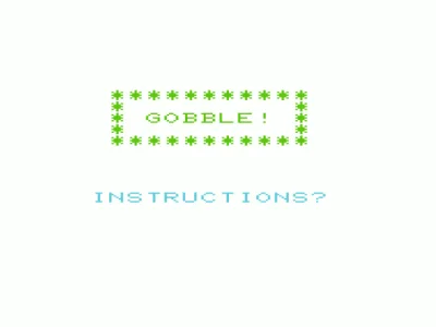 Gobble! box art