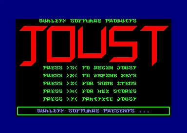 Joust box art