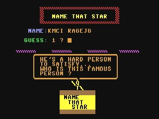 Name That Star box art