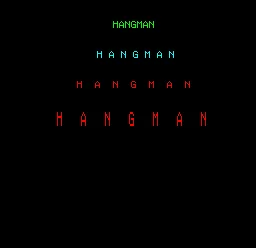 Lynx Hangman box art