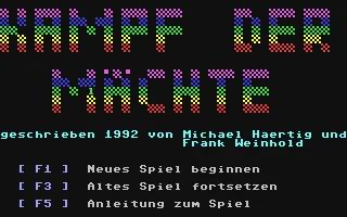 Kampf Der Maechte box art