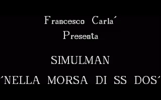 Simulman 02 - Nella Morsa Di Ss Dos box art